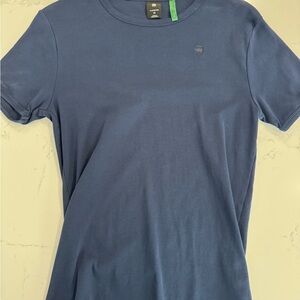 G-Star Navy Blue Short Sleeve Tee